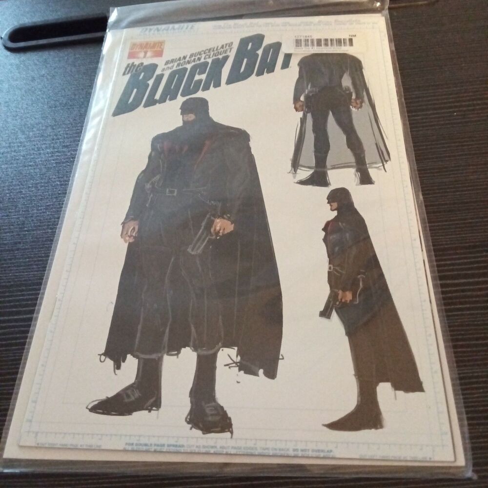 The Black Bat #1 (2013 Dynamite) 1:25 Brian Buccellato Design Variant NM-